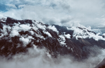 Fototapeta na wymiar Mountain landscape in the Andes, Peru.
