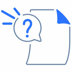 file empty state single isolated icon with outline style