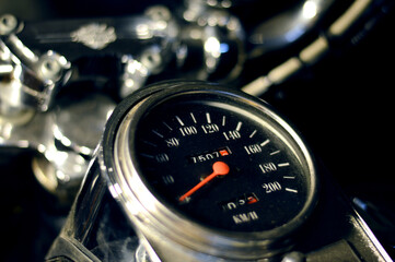 Motorcycle speedometer
