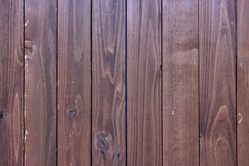 茶色い板の木目模様、背景素材
