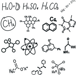 Fototapeta premium Chemistry Icon Set