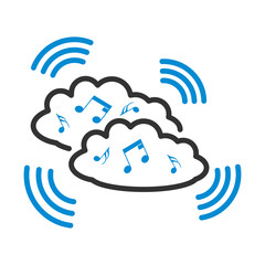 Music Cloud Icon