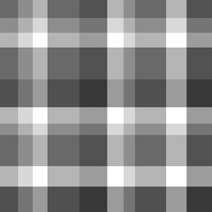 Seamless pattern. Checkered monochrome cloth texture