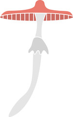 isolated illustration of different mushroom patterns nature  icon