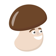 Obraz na płótnie Canvas simple vector illustration with mushrooms