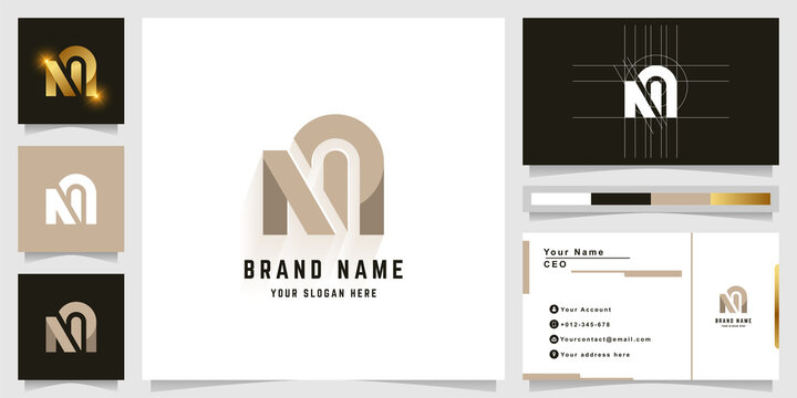 Letter NN or Na monogram logo