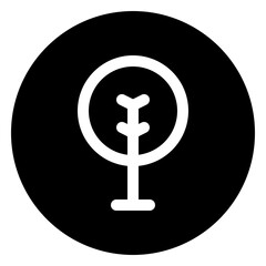 Obraz premium plant glyph icon