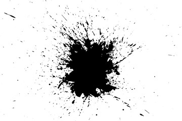 Grunge boots, splatter. Paint splash.