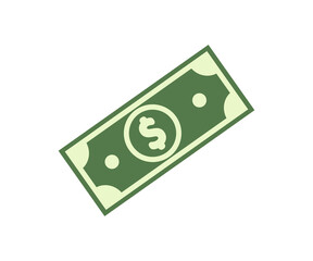 Dollar icon. American money symbol. Sign cash vector.