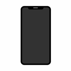 Mobile phone icon. Flat design style. Vector illustration.