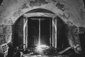 old abandoned building