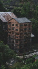 Abandoned building from an old mine