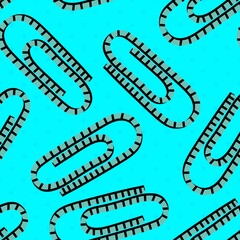 Seamless metallic clip pattern for kids and school and fabrics and packaging and hobbies