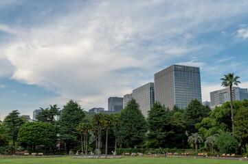 Fototapeta na wymiar 東京都千代田区日比谷から見た東京の都市景観