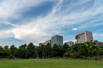 Fototapeta premium 東京都千代田区日比谷から見た東京の都市景観