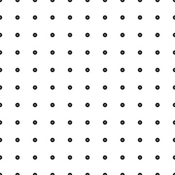 Square seamless background pattern from black pause symbols. The pattern is evenly filled. Vector illustration on white background