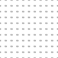 Square seamless background pattern from geometric shapes. The pattern is evenly filled with black football goal symbols. Vector illustration on white background
