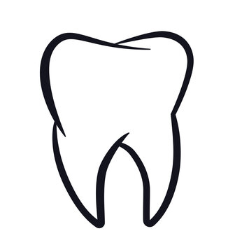 recommend clip art: Tooth symbol dentist vector icon