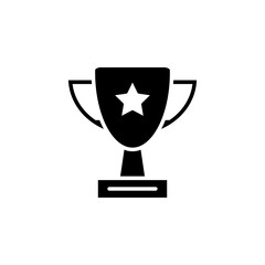 trophy icon flat style trendy stylist simple