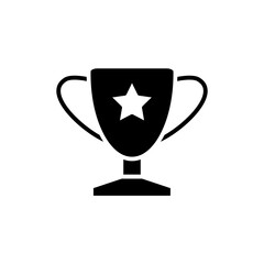 trophy icon flat style trendy stylist simple