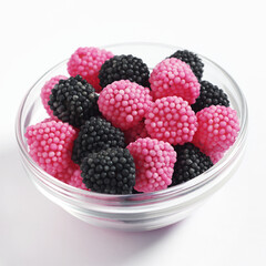 Jelly candies in the form of berries