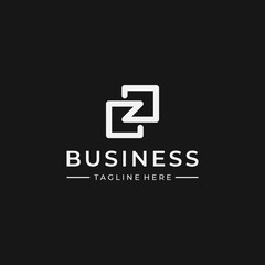 simple and modern letter Z logo design template elements