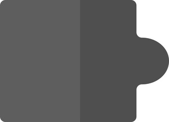 puzzle jigsaw illustration icon. Isolated puzzle object flat illustraton jigsaw