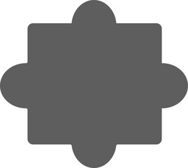 puzzle jigsaw illustration icon. Isolated puzzle object flat illustraton jigsaw