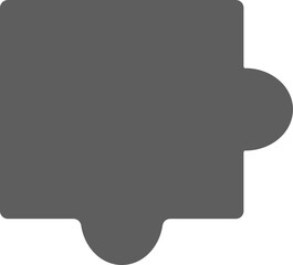 puzzle jigsaw illustration icon. Isolated puzzle object flat illustraton jigsaw