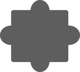 puzzle jigsaw illustration icon. Isolated puzzle object flat illustraton jigsaw