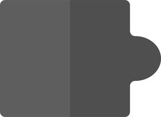 puzzle jigsaw illustration icon. Isolated puzzle object flat illustration jigsaw