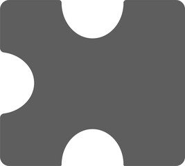 puzzle jigsaw illustration icon. Isolated puzzle object flat illustration jigsaw