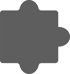 puzzle jigsaw illustration icon. Isolated puzzle object flat illustration jigsaw