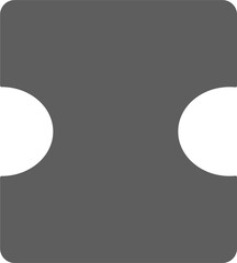 puzzle jigsaw illustration icon. Isolated puzzle object flat illustration jigsaw