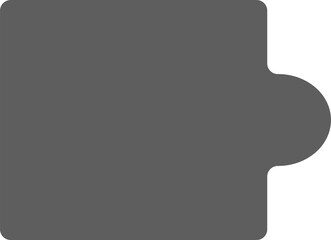 puzzle jigsaw illustration icon. Isolated puzzle object flat illustration jigsaw