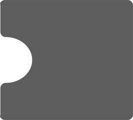 puzzle jigsaw illustration icon. Isolated puzzle object flat illustration jigsaw