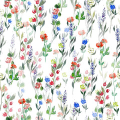 Wildflowers, tenderness, joy, for fabric, paper.