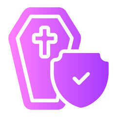 life insurance gradient icon