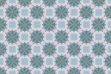 Colorful abstract decorative ornate seamless pattern
