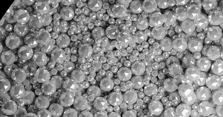 background of stone spheres made in 3D