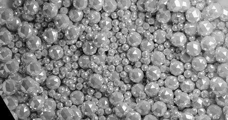 background of stone spheres made in 3D