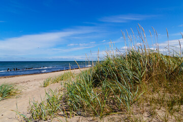 Fototapeta na wymiar The beautiful side of the Baltic Sea.