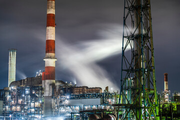 川崎・水江町の工場夜景【神奈川県・川崎市】
Night view of the factory - Japan
