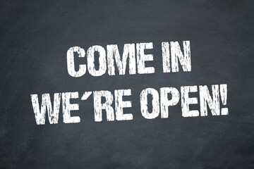 Come in, we´re open!