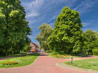 Kurpark Bad Bevensen Altstadt im Sommer