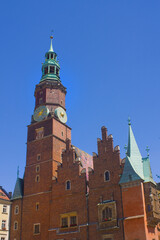 Old Town Hall on Market Square in Wroclaw, Poland	
