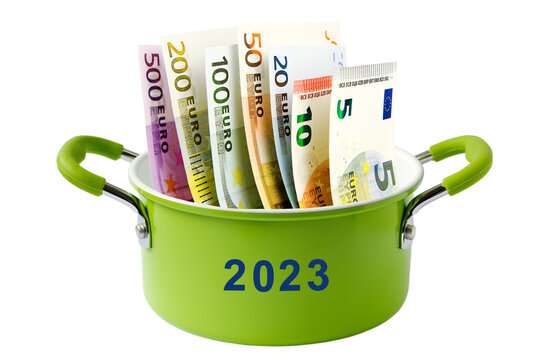 2023, Geld, Geldtopf, Euro