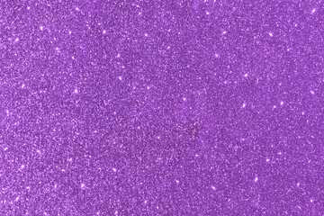 Purple violet glittery texture background. New Year, Christmas and all celebrations concept.