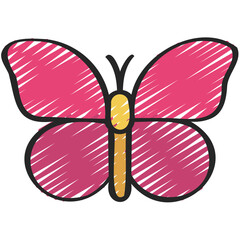 Naklejka premium Butterfly Icon