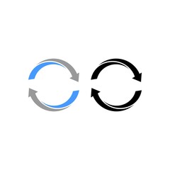 logo curve creative template technology logo vector